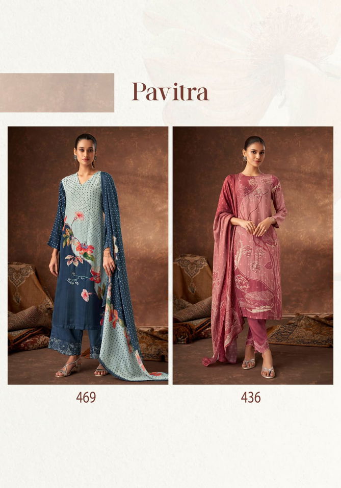 Pavitra By Sahiba Muslin Silk Digital Printed Dress Material Wholesale Price In Surat